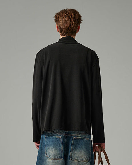 Evershade Ribbed Semi-Turtleneck villapaita