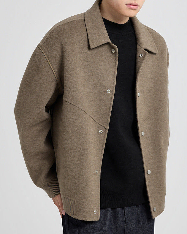 La veste en tweed réversible en mélange laine Callahan