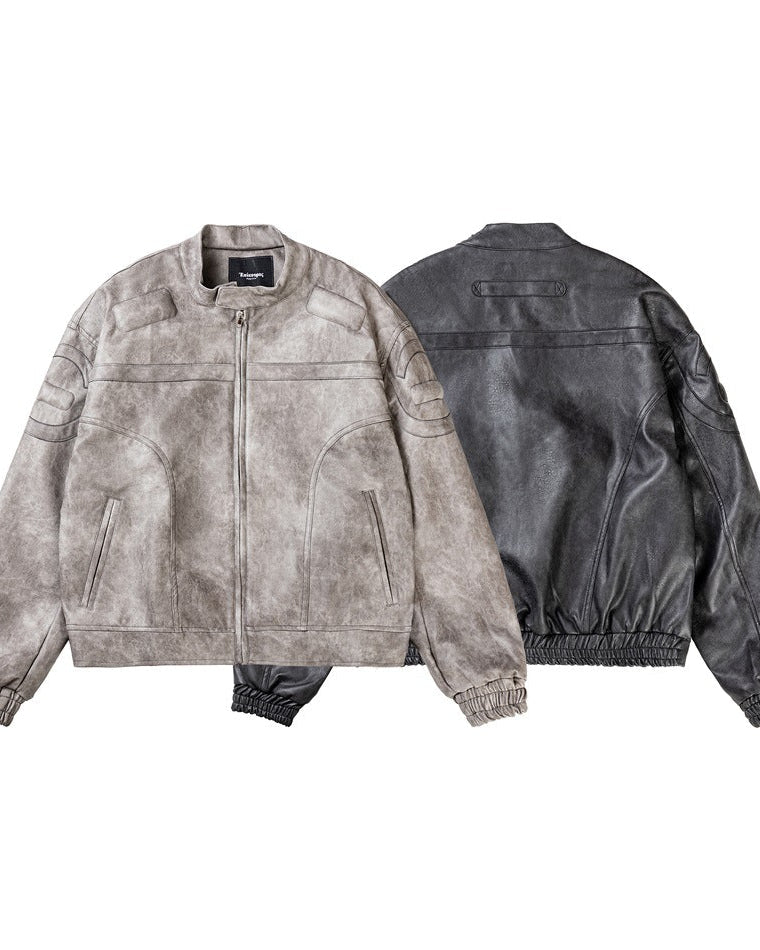 The Ruffian Edge Leather Motorcycle Jacket