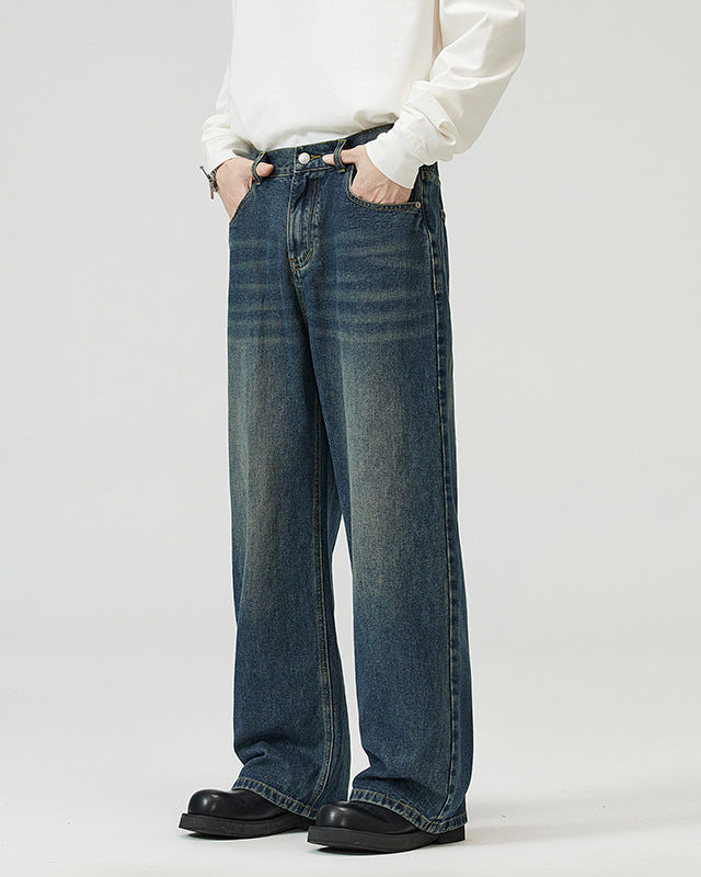 Solen Washed Straight Jeans