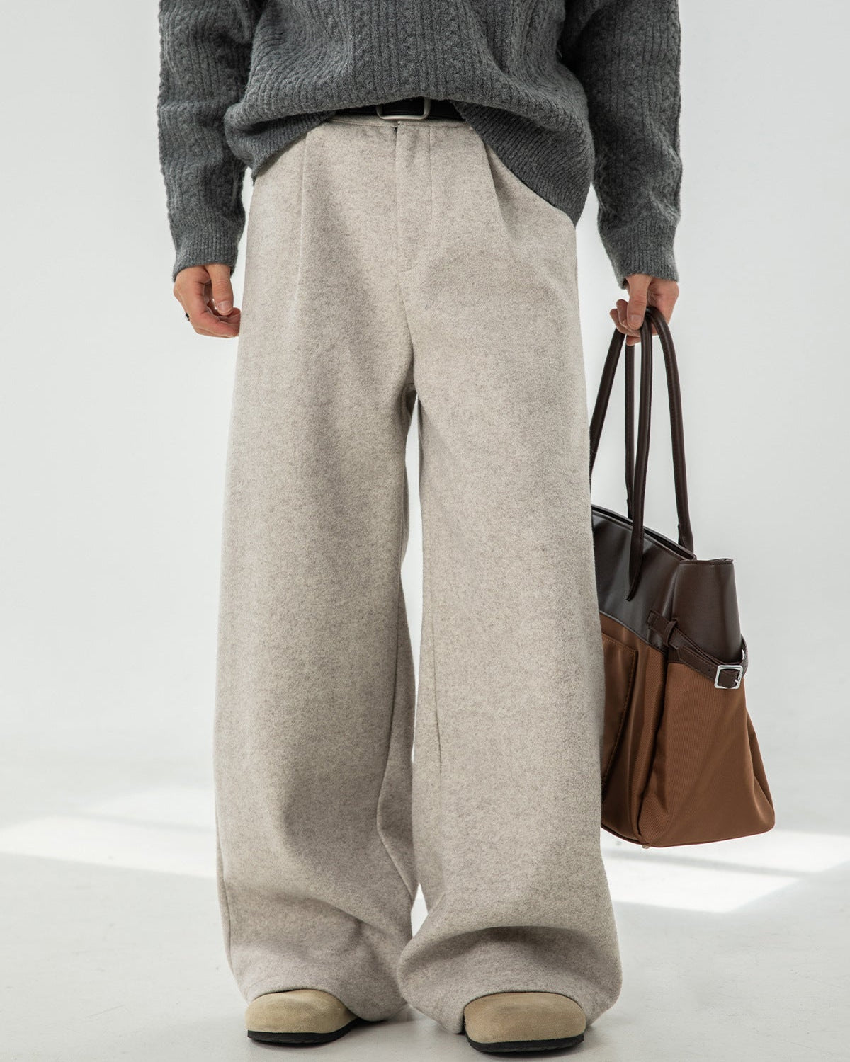 The Woolblend Draped Trousers (pantalon drapé en laine)