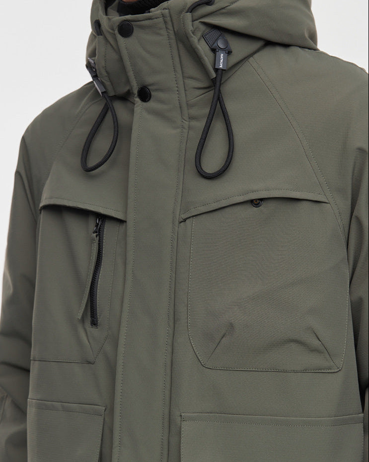 The Aldric Parka en duvet à capuche