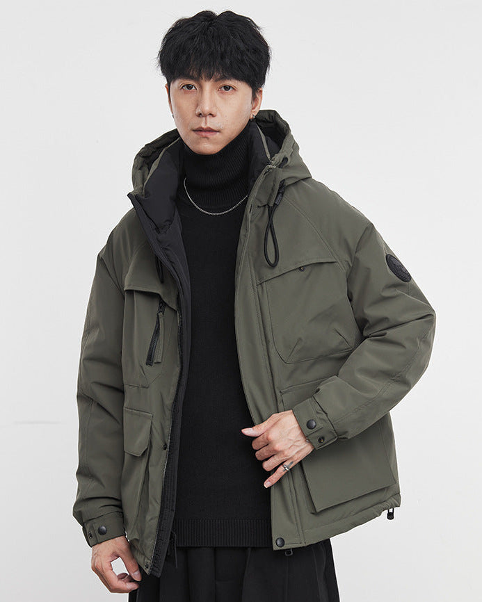 The Aldric Parka en duvet à capuche