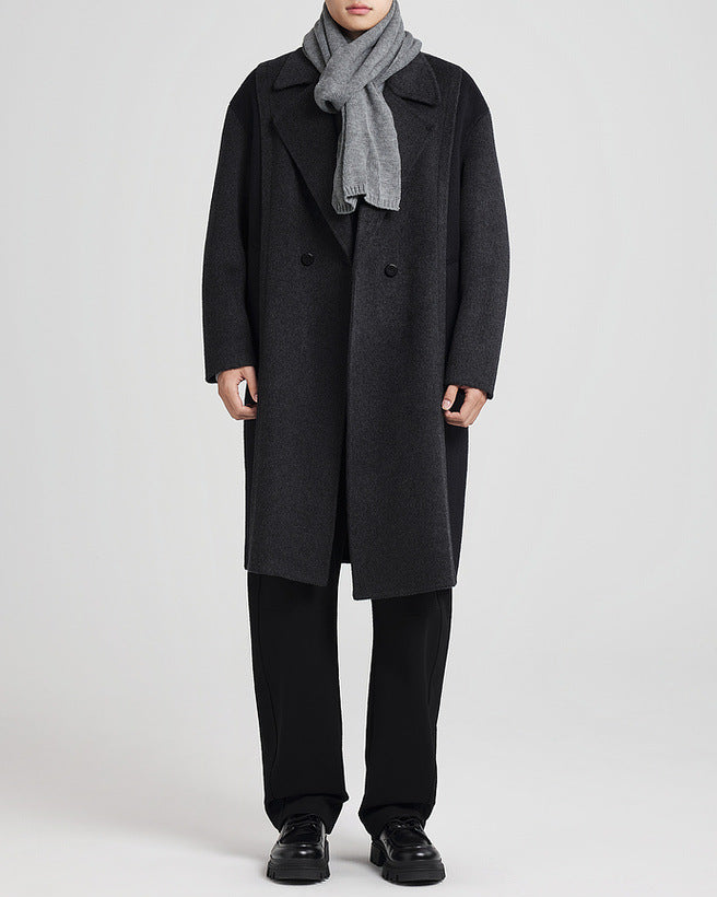 The Luxe Reversible Tweed Wool Overcoat (pardessus en laine de tweed réversible)