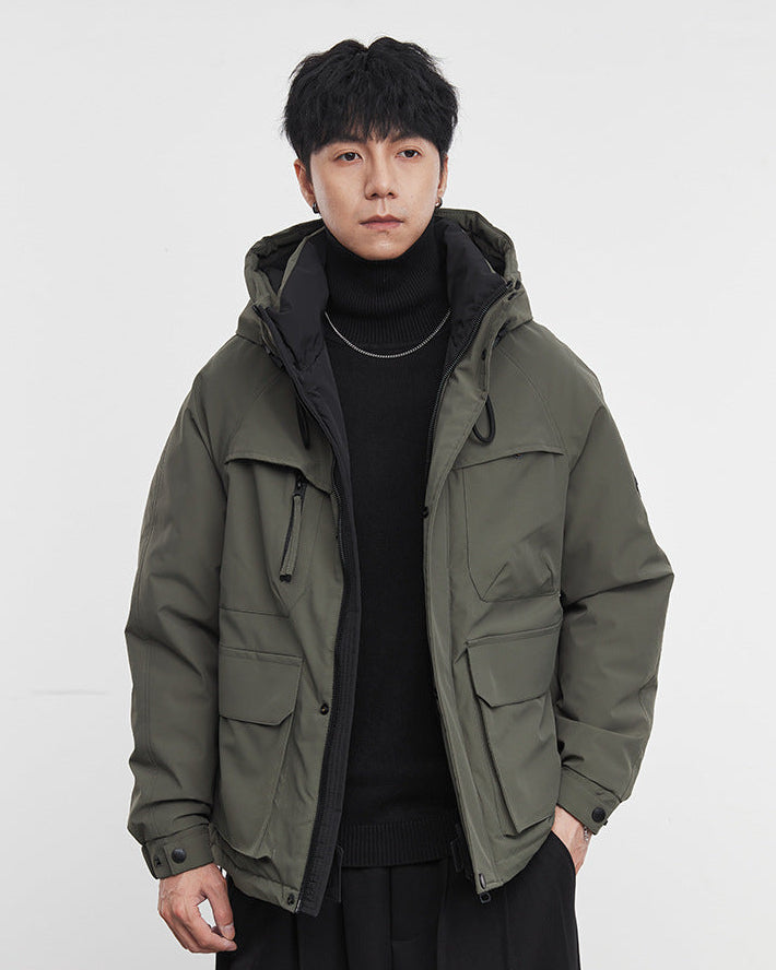 The Aldric Parka en duvet à capuche