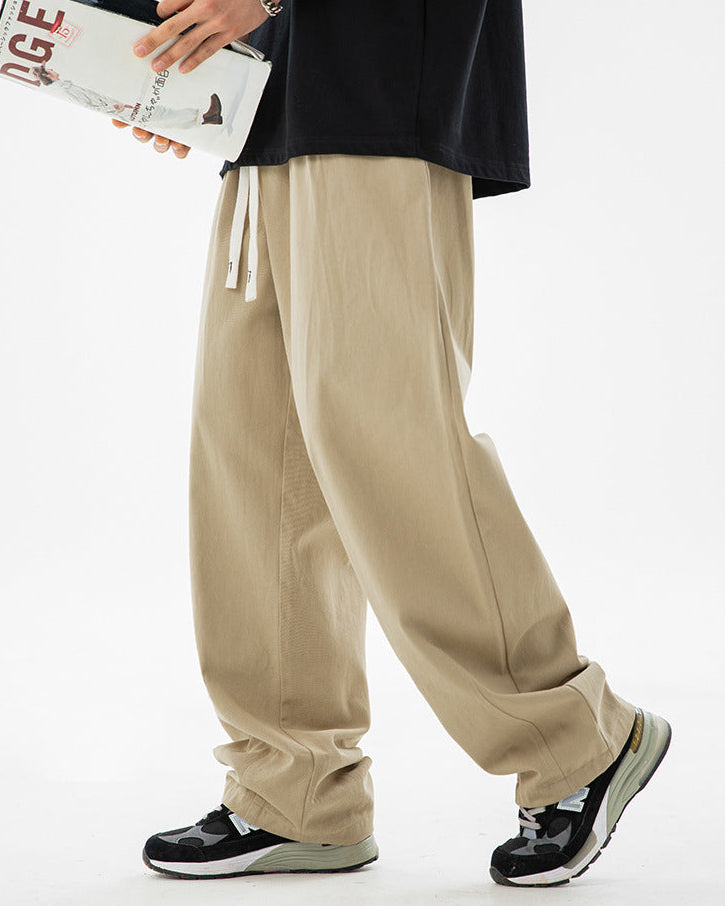 The Drift Pantalon en coton plissé