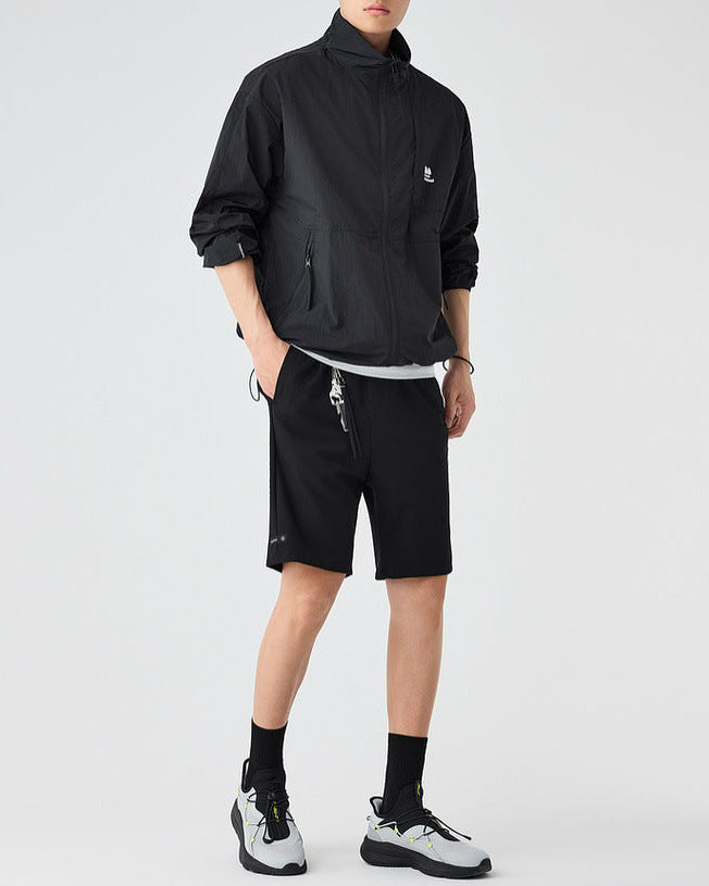 The Momeike 2025 Autumn Unisex Sun-Protective Stand Collar Jacket (veste à col montant avec protection solaire)