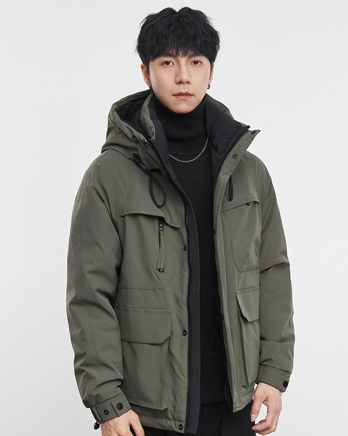 The Aldric Parka en duvet à capuche