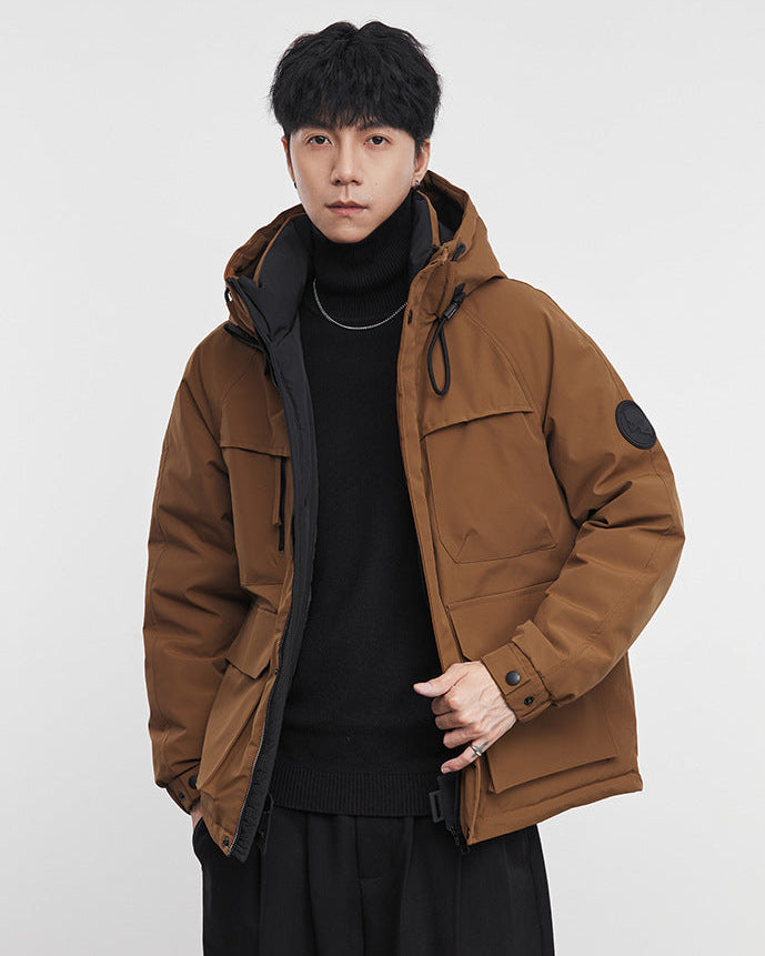 The Aldric Parka en duvet à capuche