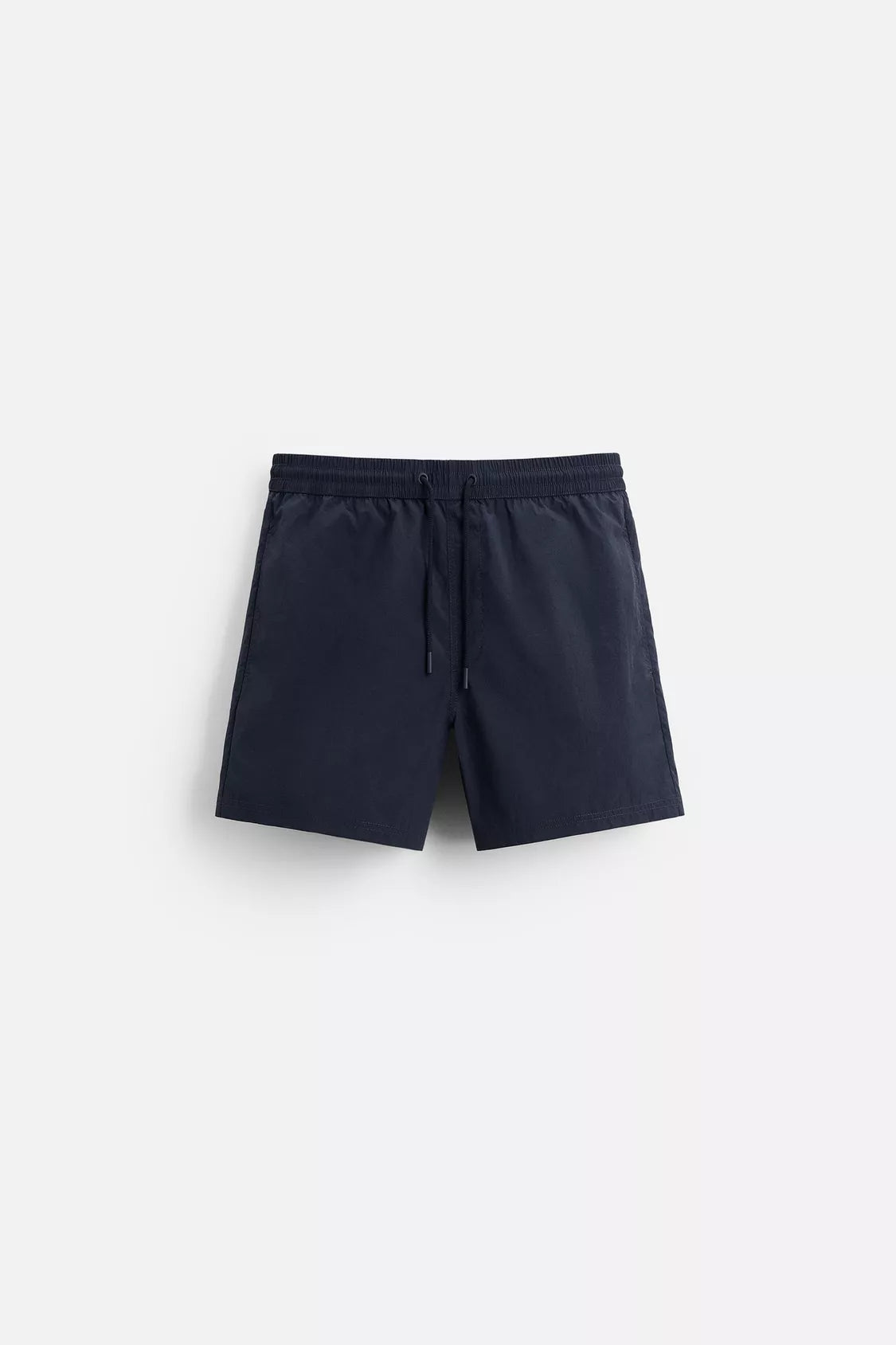 SHORT DE BAIN MI-LONG BASIQUE - MARINE