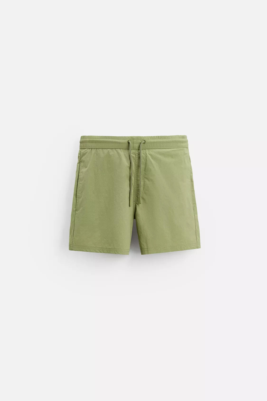 SHORT DE BAIN MI-LONG BASIQUE - VERT
