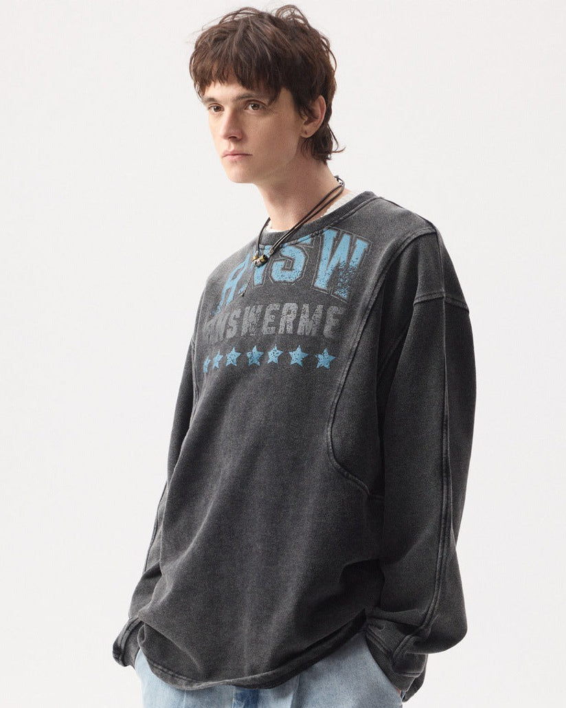 The Hudson Washed Knit Sweater