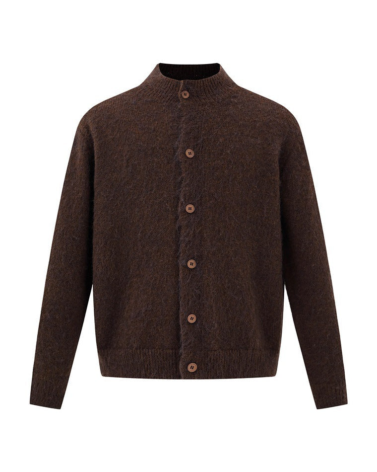 The Harwood Textured Zip Cardigan