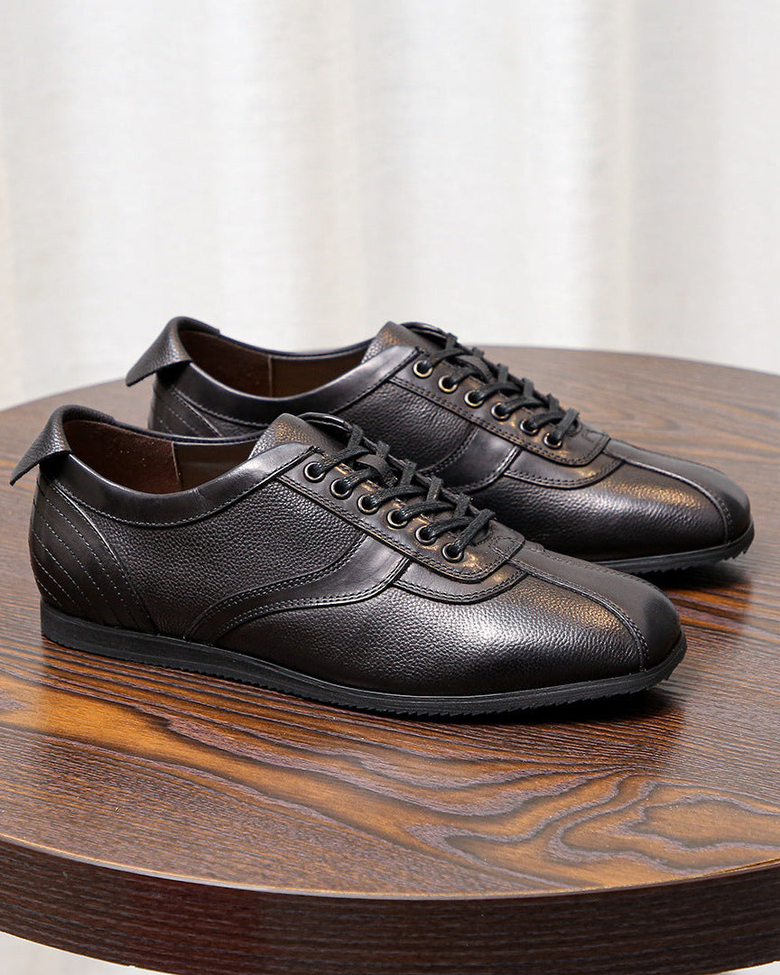 The Executive Leather Low Sneaker