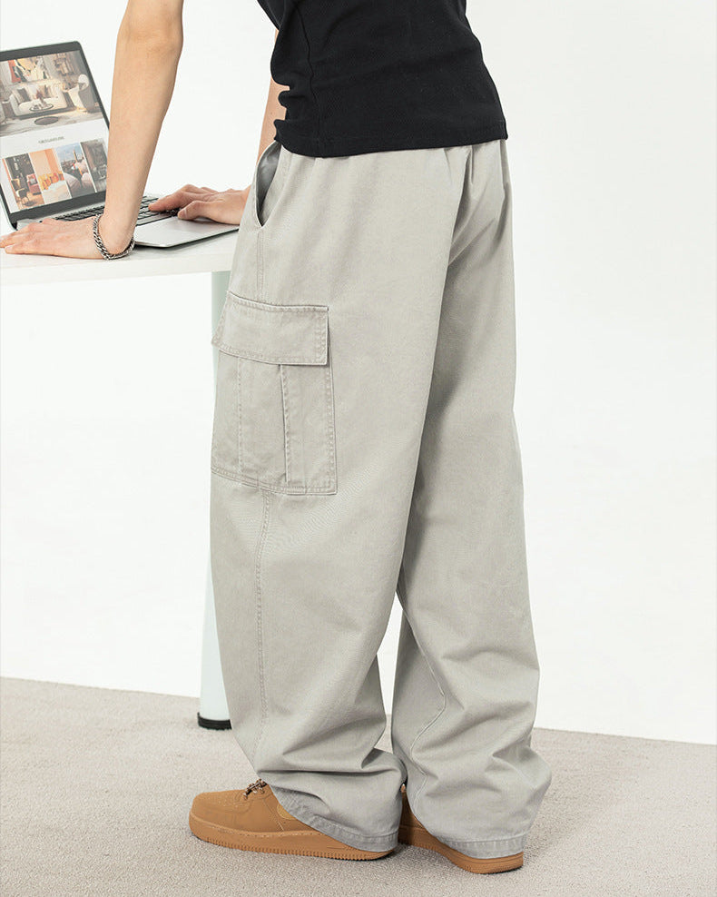 Pantaloni Cargo in Twill Form