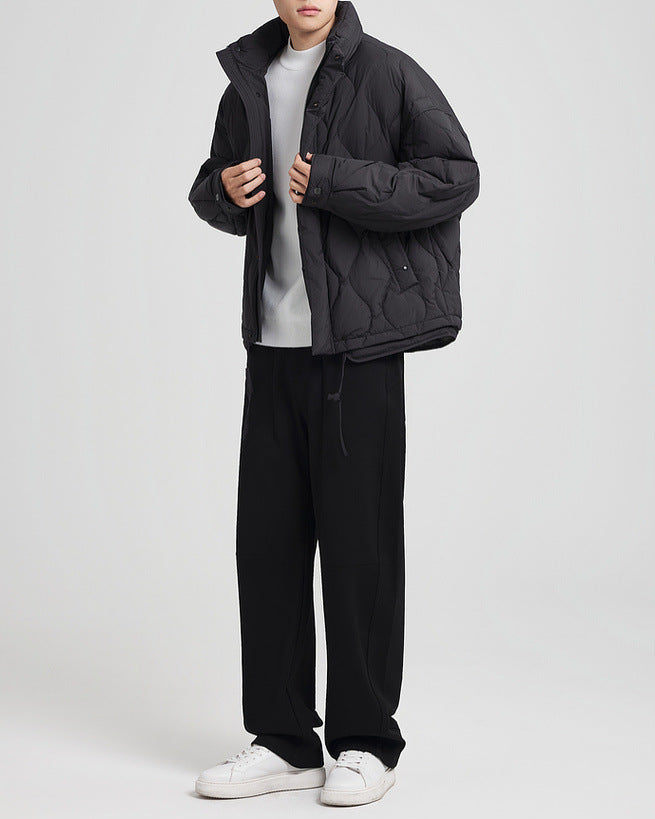 Il piumino con colletto stand-up