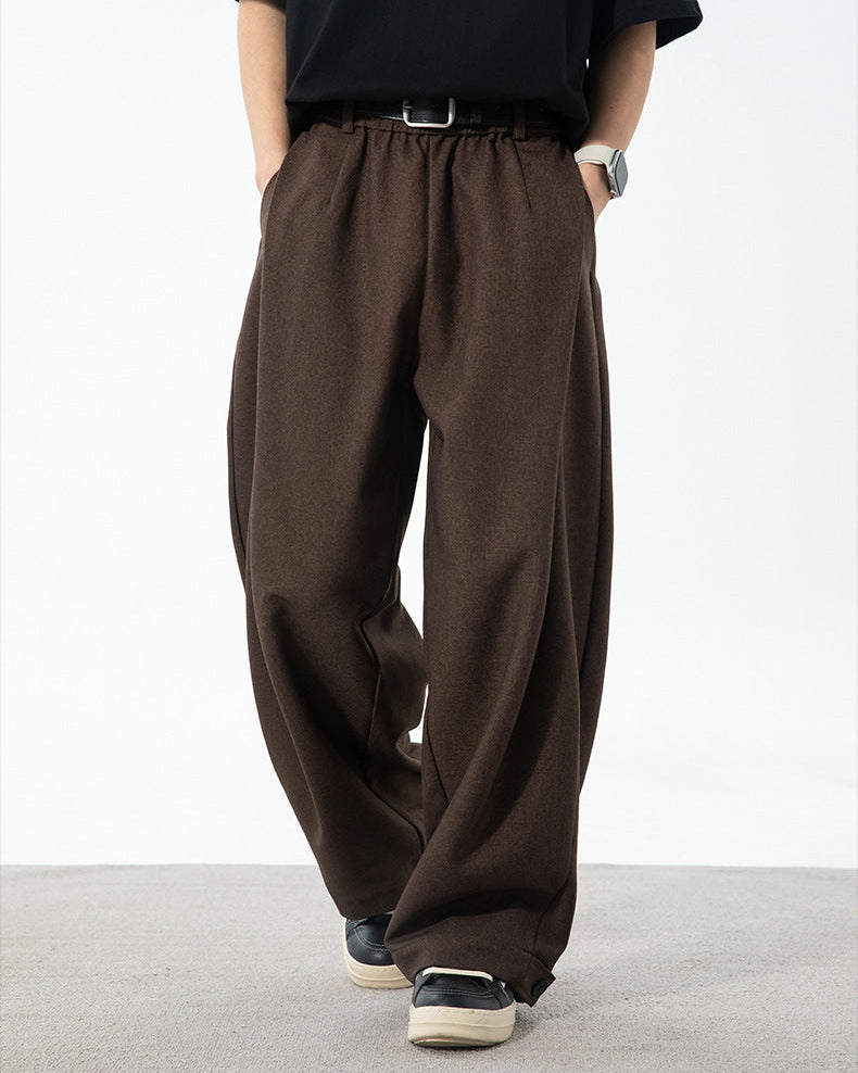 Pantaloni a pieghe con drappeggio Ren