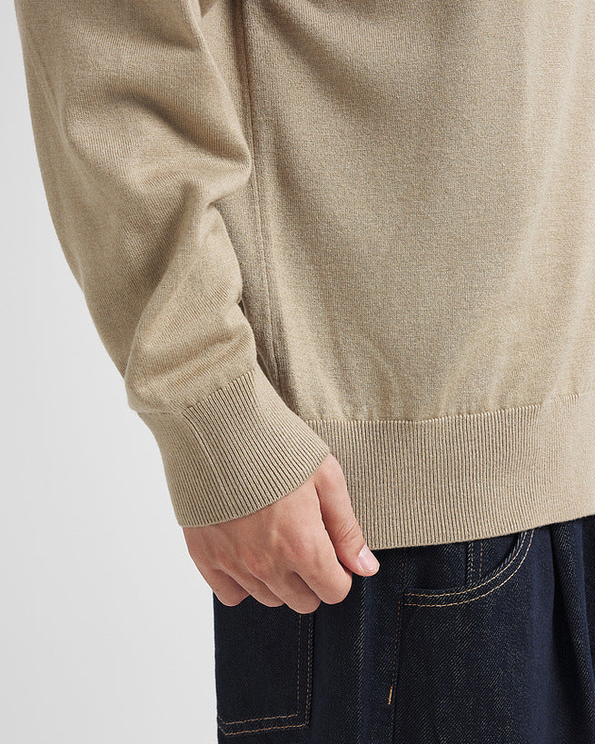 Cardigan con scollo a V in misto lana