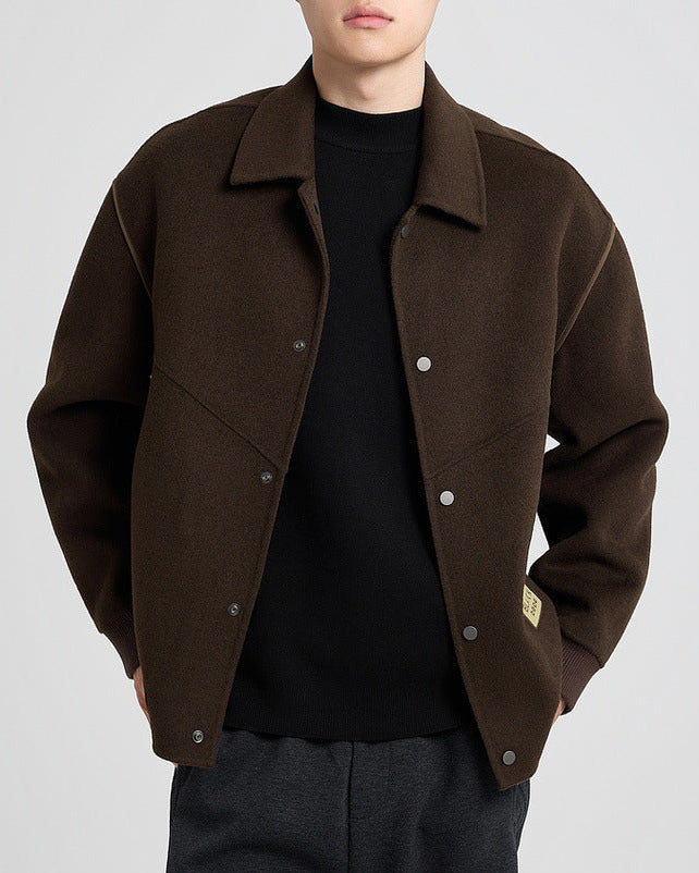 Giacca Callahan reversibile in tweed misto lana