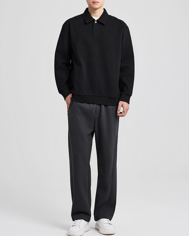 Maglione polo jacquard Sutherland