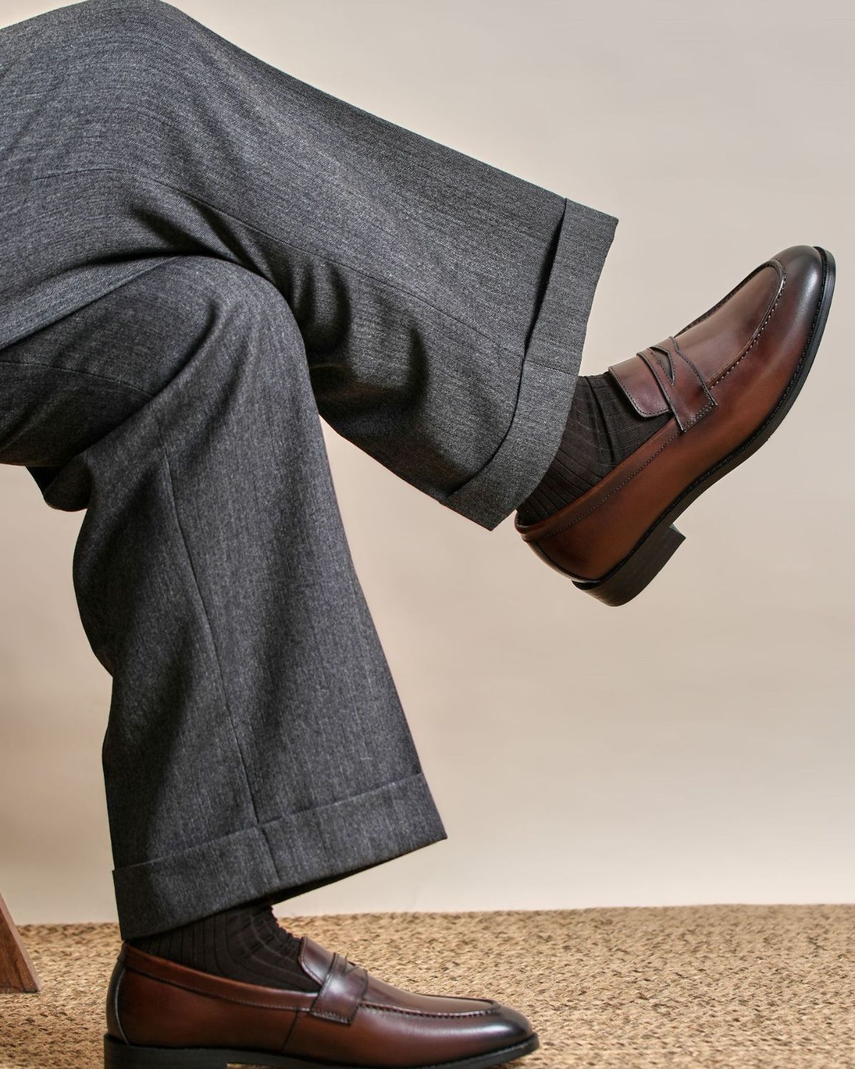 Mocassino basso in pelle The British Ones