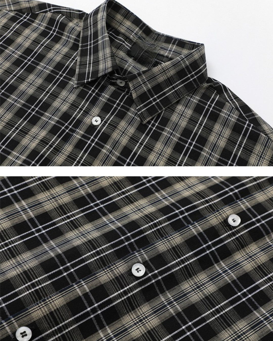 Camicia Urban Plaid a maniche corte