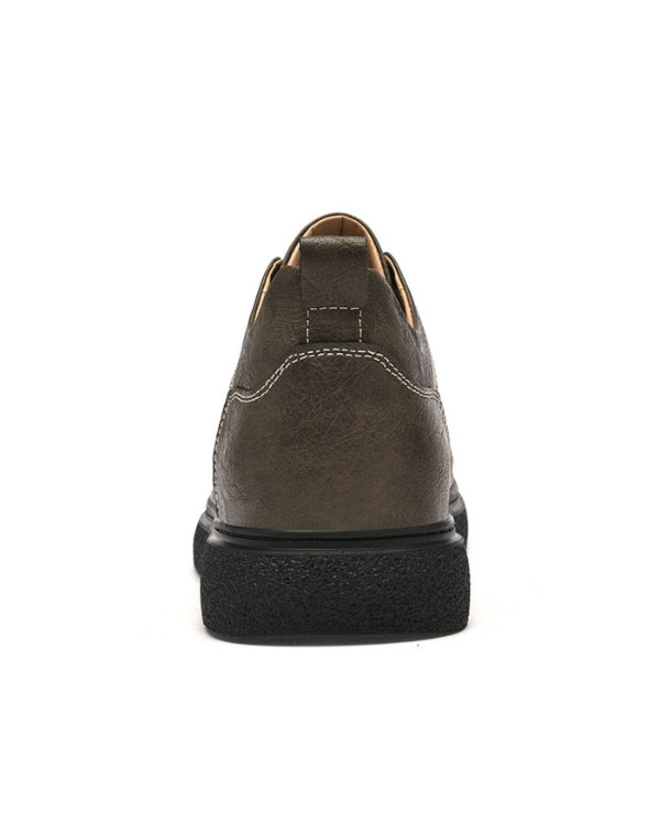 Sneakers alte in pelle