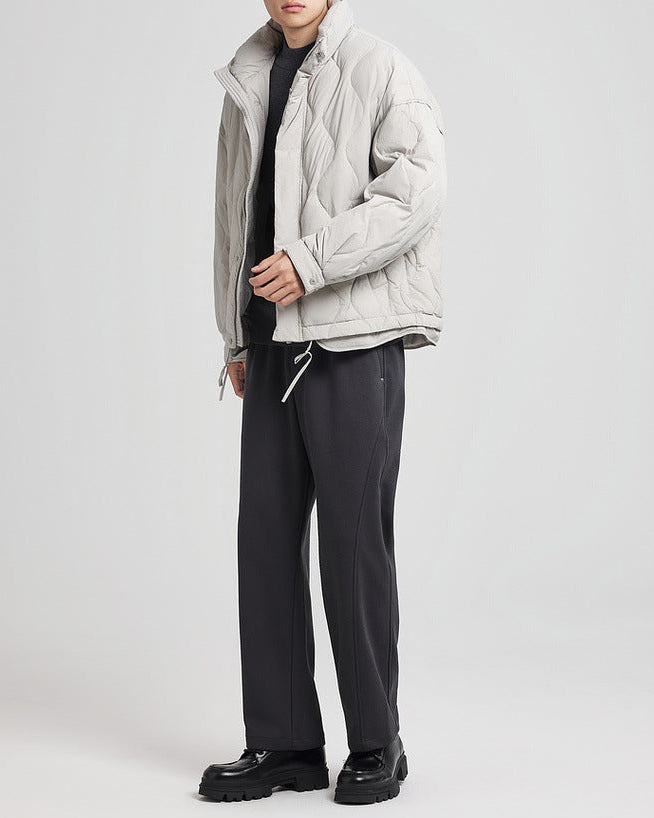 Il piumino con colletto stand-up