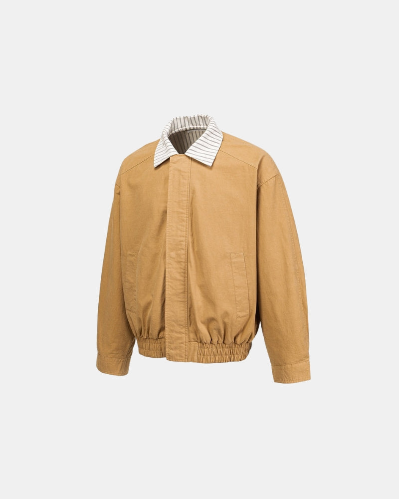 Giacca Kraag Classic con zip a righe