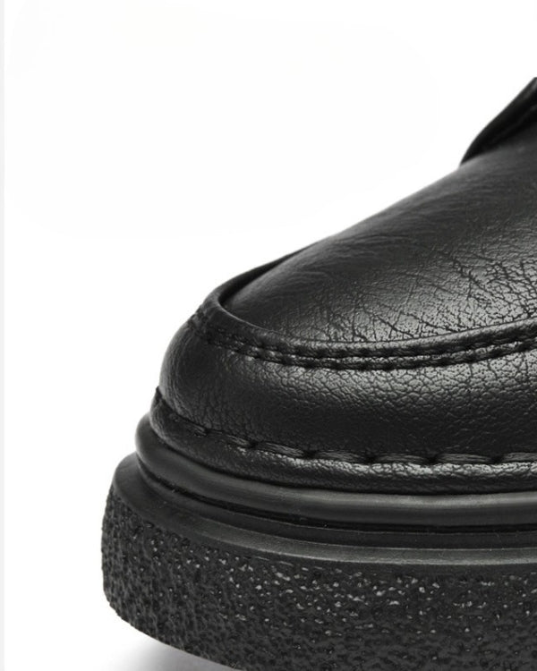 Sneakers alte in pelle