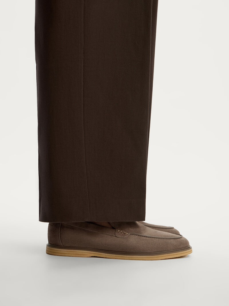 Mocassini in pelle scamosciata Smoky