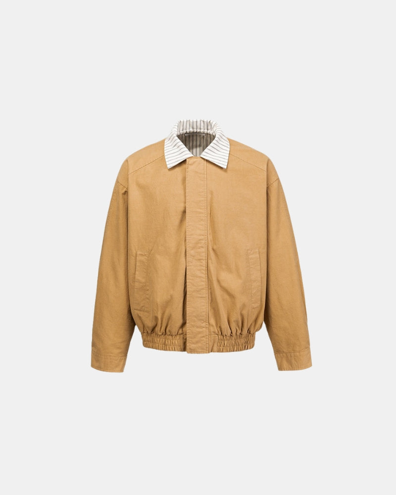 Giacca Kraag Classic con zip a righe