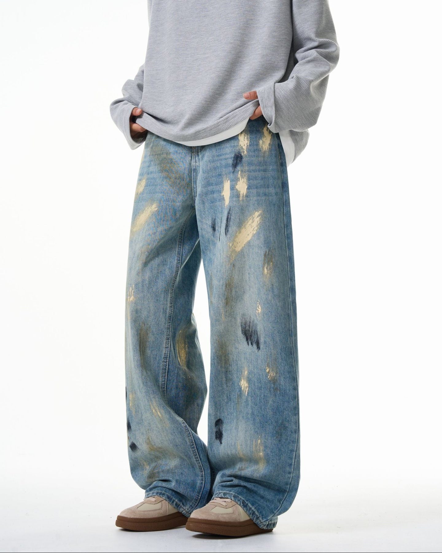 The Mercer Paint Splash Jeans