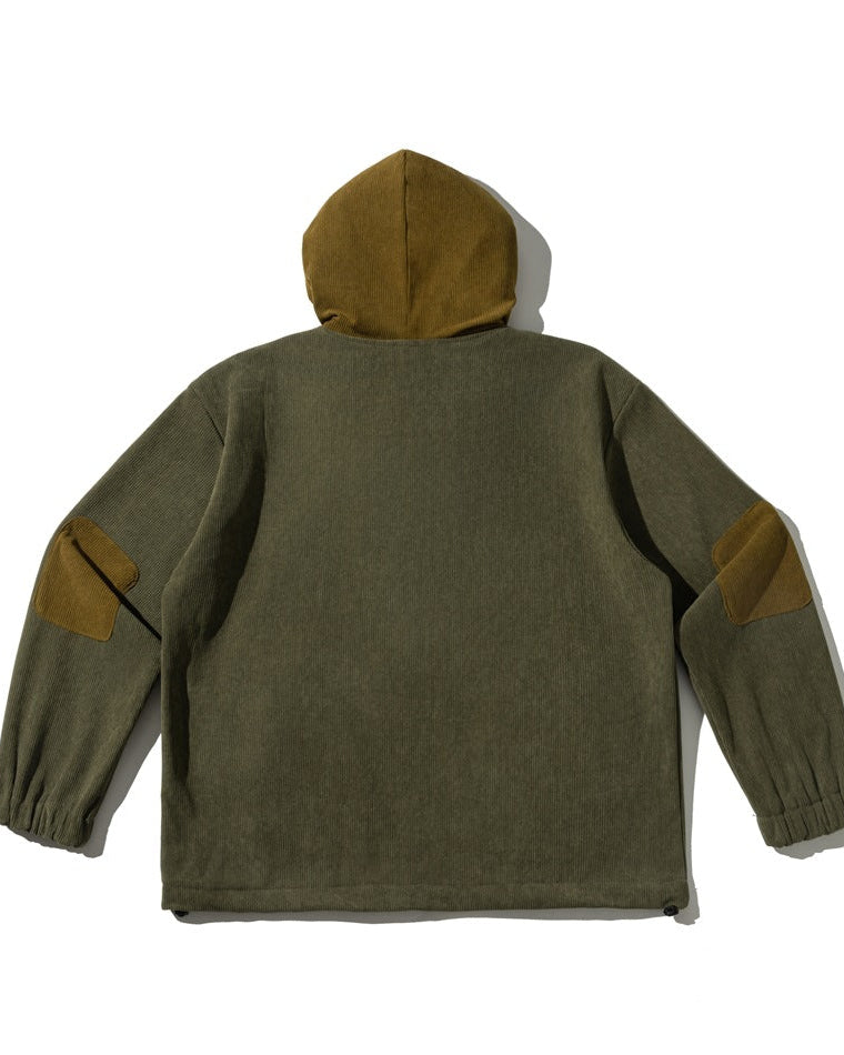 Felpa con cappuccio in velluto a coste Urban Weave