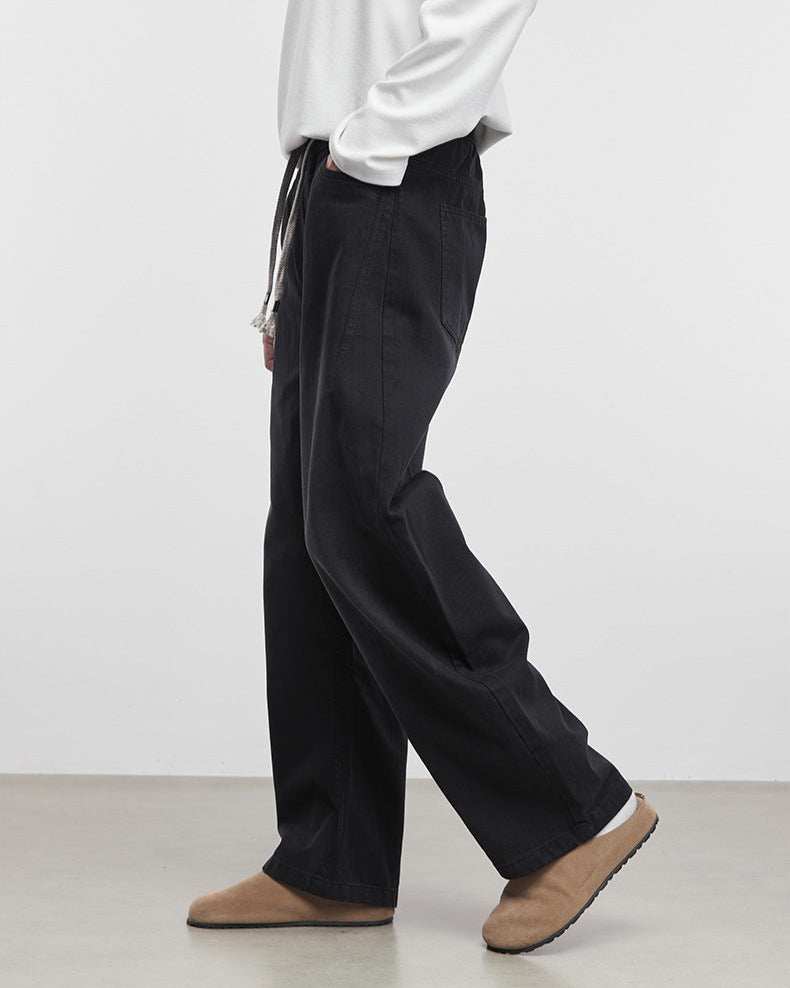 Pantaloni larghi con coulisse dalla silhouette leggera