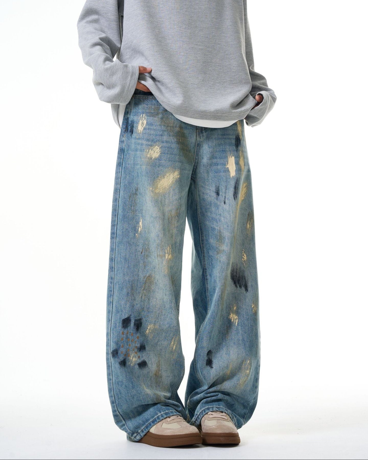The Mercer Paint Splash Jeans