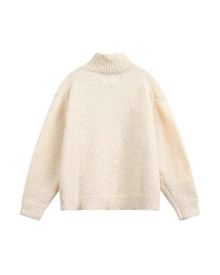 Maglione con colletto testurizzato The Summit