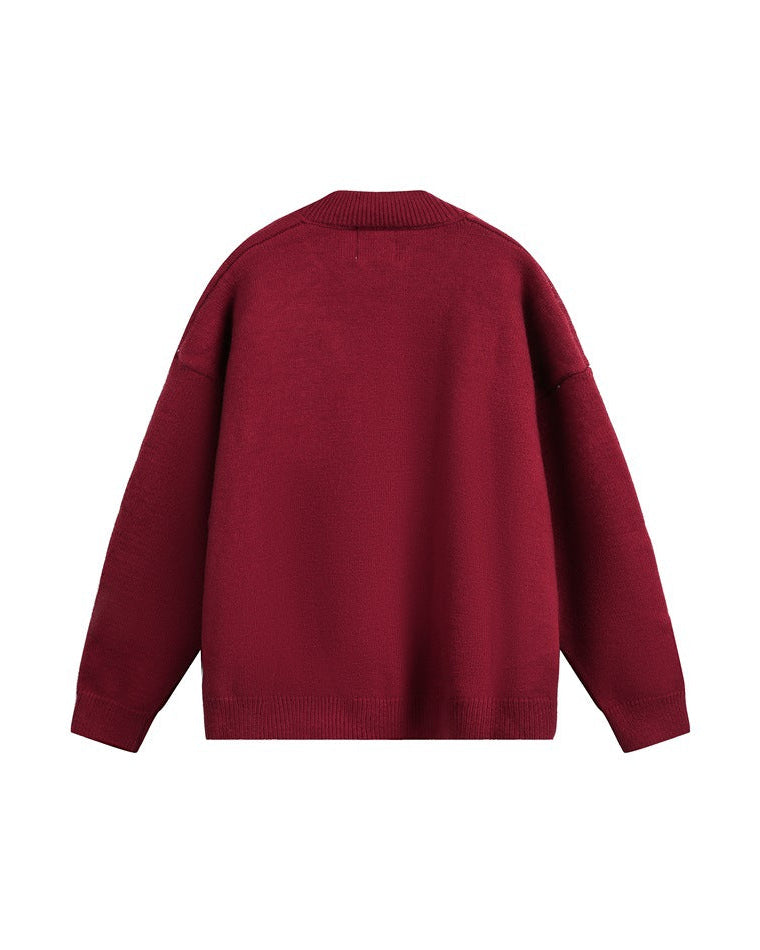 Cardigan in maglia ricamata Rowan