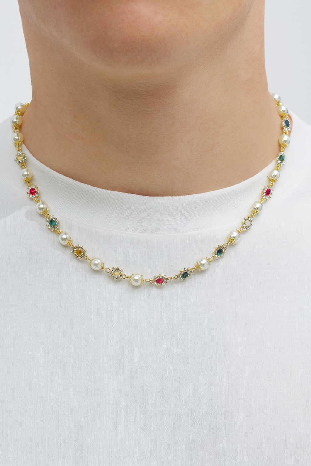 Collana di perline con girasole
