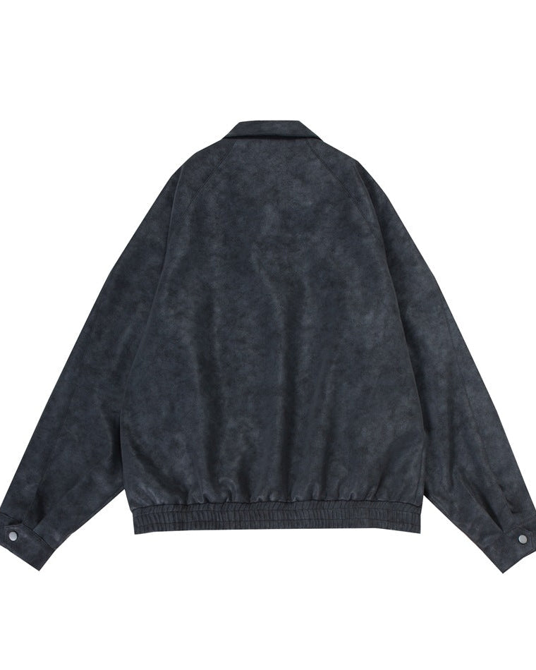 The Rothmere Retro Matte PU Leather Motorcycle Jacket