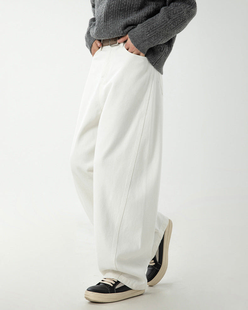 Contour Weave Split Jeans