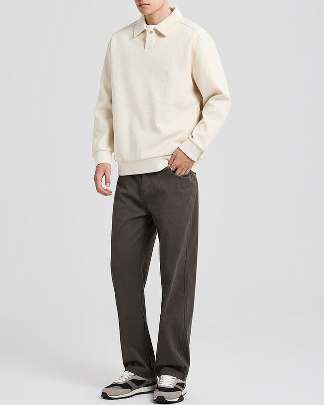 Sutherland Jacquard Polo Sweater