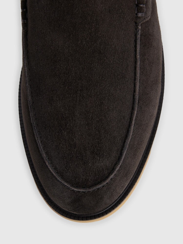 Loafers i semsket skinn fra Night Sky