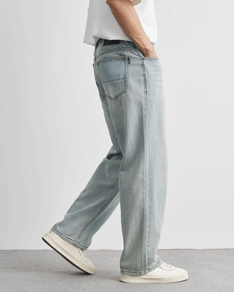 Cloud Wash Relaxed Jeans