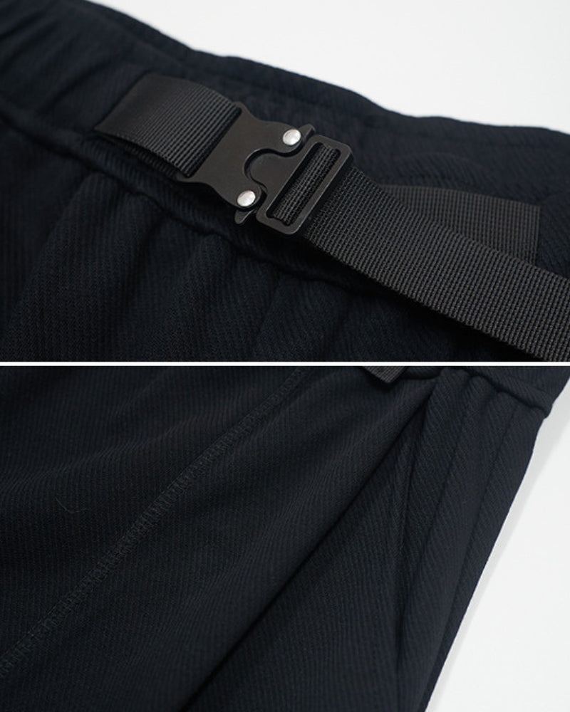 Belt Lock Wide Jogger