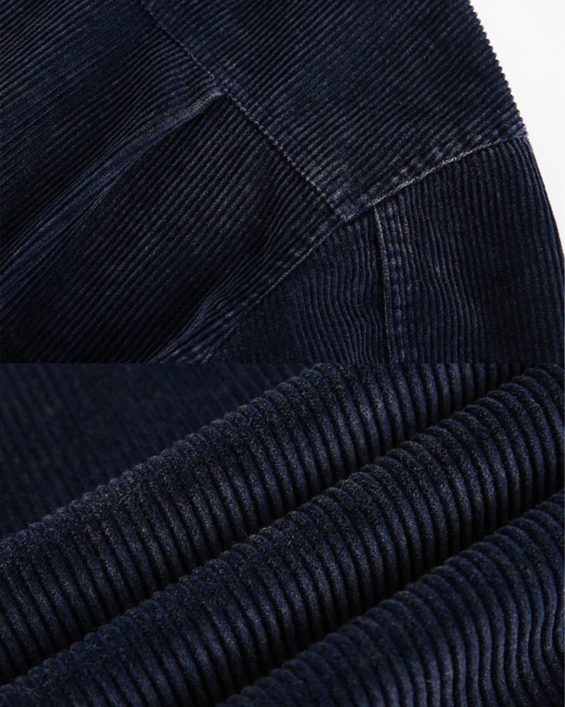 Indigo Corduroy Overshirt-jakke