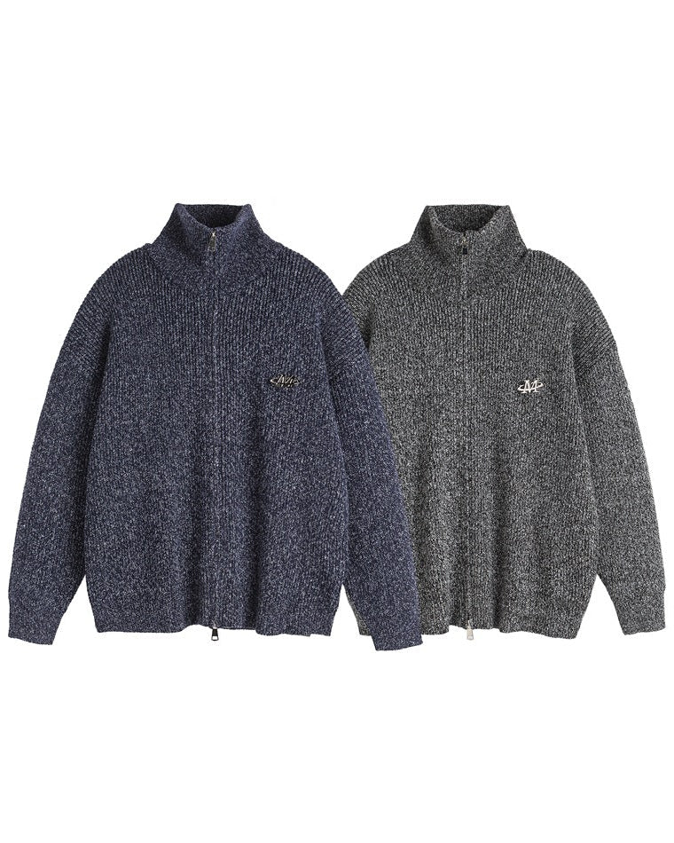 The Urban Edge Zipper Cardigan