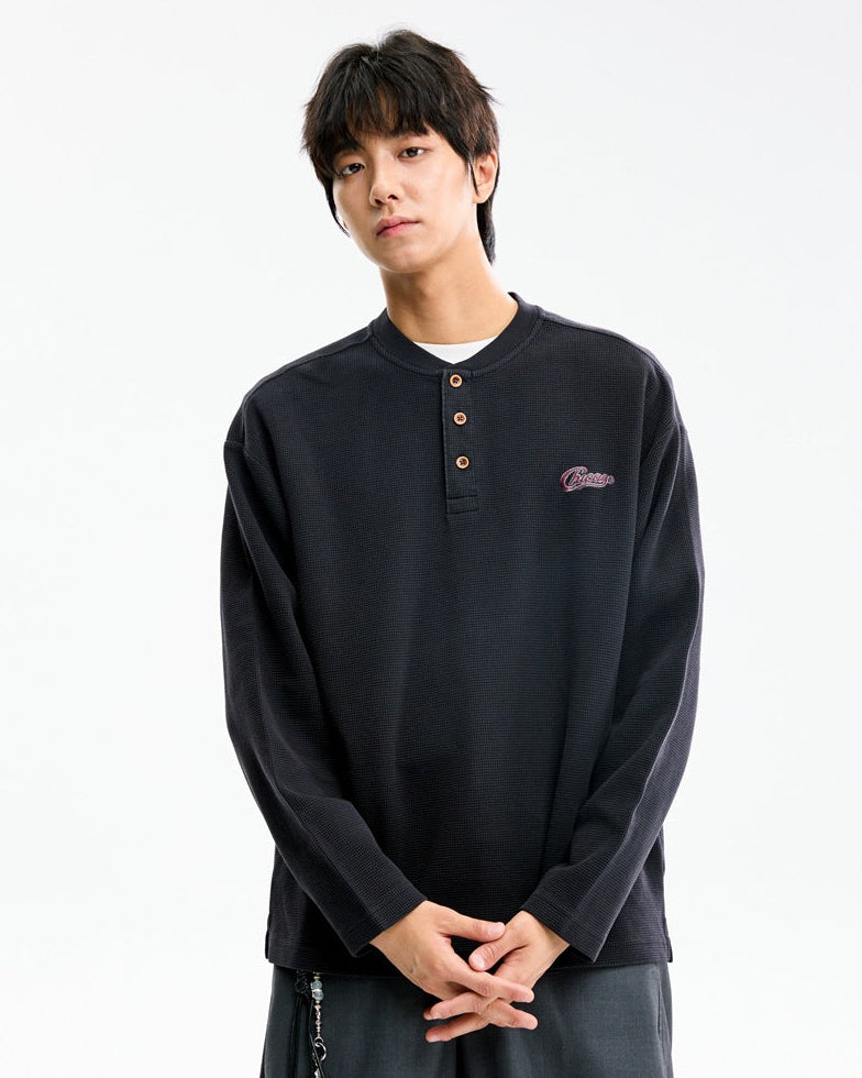 The Eversley Waffle Knit Pullover Jacket