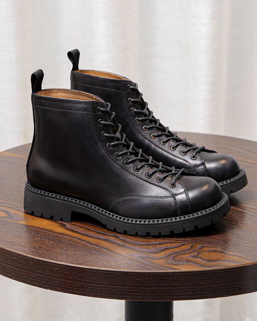 Heritage Fur Field Boots i pels