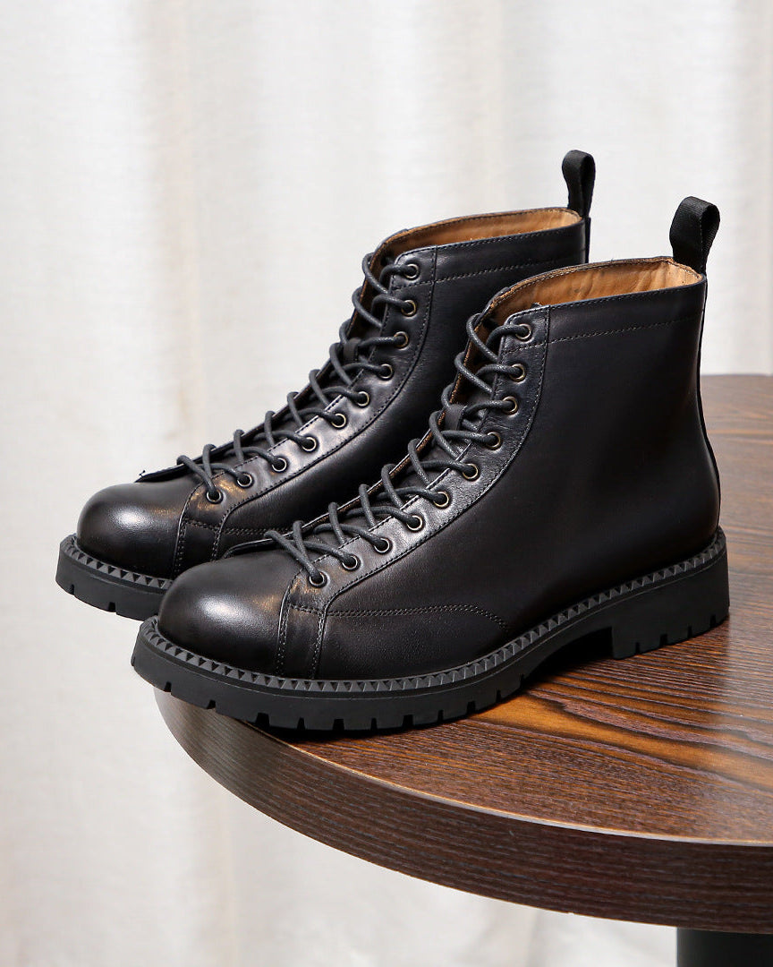 Heritage Fur Field Boots i pels